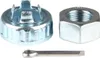 Achsmutter M16 x 1,25, SW 24 mit Sicherungskorb und Splint Produktbild-Vorschau 3