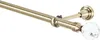A close-up, angled view of a curtain rod with a crystal finial, against a white background. Podgląd zdjęcia produktu