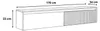 Modernes TV-Lowboard 170 cm LUMI IV Kaschmir Hochglanz - Produktbild-Vorschau 4