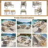 Ensemble salon de jardin Fliek 7 pièces, ensemble de Voir les images du produit 10