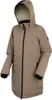 A studio shot of a women's brown jacket. Produktbild-Vorschau