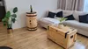 Bar in legno con porta e ripiano 80 cm Bar domestico con Anteprima dell’immagine prodotto 6