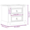 Nachttisch Corona 53x39x47 cm Massivholz Kiefer Produktbild-Vorschau 9