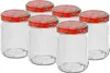 Set di barattoli FI82 6 x 500 ml con tappi a vite Anteprima dell’immagine prodotto 1