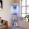 UnboxG 5-eckige Standvitrine mit LED-Beleuchtung Produktbild-Vorschau 3