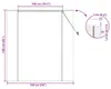 Roleta bambusowa vidaXL, brązowa, 150 x 160 cm, bambus Podgląd zdjęcia produktu 8