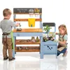 LEADZM Matschküche aus Holz für Kinder Produktbild-Vorschau 1
