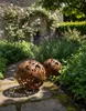 Boule métallique décorative – Feuilles D23cm structure Voir les images du produit 7