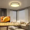 ZMH Deckenlampe Led Deckenleuchte Wohnzimmer - Rund Stoff Produktbild-Vorschau 7