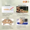 Möbelretoure Rundbank 360° Gartenbank Teak massiv ø220 cm Produktbild-Vorschau 4
