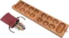 Kalaha Edelsteinspiel für 2 Spieler - Spielfeld 14 x 49 cm Produktbild-Vorschau 1