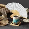 ZOOI 12er Pack Handfächer Weiß Hochzeit Party Deko DIY Produktbild-Vorschau 5