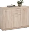 Kommode >Birkenhead< in Eiche - 120x90x35cm (BxHxT) Produktbild-Vorschau 1