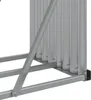 vidaXL Wiata na drewno opałowe jasnoszara 234x45x100 cm Podgląd zdjęcia produktu 8