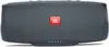 A front view of a dark gray JBL Charge Essential 2 speaker with the red JBL logo in the center. Produktbild-Vorschau