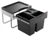 Hailo Abfallsammler 3644931 Swin Raumspar-Tandem-S 2x Produktbild-Vorschau 1