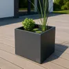 UNUS Pflanzkübel Deko Garten quadratisch 80x80x80cm Produktbild-Vorschau 6