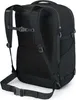 The back view of a black backpack is shown against a white background. Produktbild-Vorschau