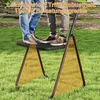 Kunststoff Klappstuhl 4er Set, Metallrahmen Klappstühle Produktbild-Vorschau 4
