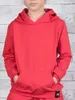 KMISSO Mädchen Kapuzen Pullover Rot 146 Produktbild-Vorschau 4