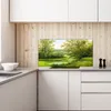 Coloray Küchenrückwand 140x70 Spritzschutz aus Glas - Bäume Produktbild-Vorschau 3