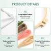 Product details for a cross-stitch kit, showing fabric, thread, and embroidery hoop. Produktbild-Vorschau