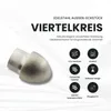 Viertelkreis Edelstahlschiene Profil Fliesenschiene Produktbild-Vorschau 2