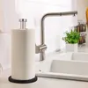 Relaxdays Küchenrollenhalter stehend, Edelstahl, Produktbild-Vorschau 2