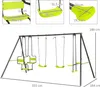 Outsunny Balançoire portique pour enfant 4 agrès avec Voir les images du produit 5