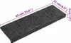 vidaXL Samolepiace schodové rohože 15 ks 65x21x4 cm Náhľad obrázku produktu 7