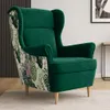 Ohrensessel HAVANA Print – Skandinavischer Relaxsessel mit Produktbild-Vorschau 2