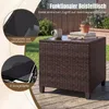 COSTWAY Gartenmöbel Set Polyrattan, 3-tlg. Balkonmöbel Set Produktbild-Vorschau 7
