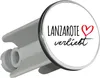 Huuraa Waschbeckenstöpsel Lanzarote verliebt 4cm Produktbild-Vorschau 1