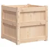 vidaXL Fioriera 50x50x50 cm in legno di pino massiccio Anteprima dell’immagine prodotto 1