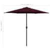 vidaXL Sonnenschirm mit Aluminium-Mast 270 x 246 cm Produktbild-Vorschau 7