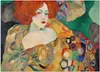 Vlies fototapete Rothaarige Frau - G. Klimt 300x210 cm Produktbild-Vorschau 3