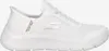 A side view of a white Skechers Slip-ins GO WALK Flex sneaker against a white background. Anteprima dell’immagine prodotto