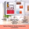Klarstein Mini chladnička, sklenené dvere, nastaviteľné Náhľad obrázku produktu 2