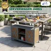 Coemo Servierwagen Grillstation James L Grau Kücheninsel Produktbild-Vorschau 2