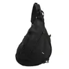 Grand sac sling noir, sac à dos sling imperméable en tissu Voir les images du produit 3