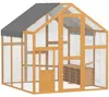 PawHut kippenhok, 3,07 m², 1,7 x 1,8 x 1,8 m, met ren, Productafbeelding-voorbeeld 1