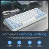 RUHE Mechanische Gaming Tastatur 60% QWERTY USB-C 61 Tasten Produktbild-Vorschau 4