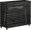 dobar Hochbeet "Rolla" Gr. XL, Anthrazit mit Staufach, Produktbild-Vorschau 3