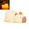 Capybara Nachtlicht, Niedlich Weiches Silikon Dimmbares Produktbild-Vorschau 1