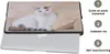 MuchoWow® Laptop Hülle 14 ZollKatze - Weiß - Bank - Mädchen Produktbild-Vorschau 4