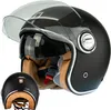 NOX JetHelm NEO-RETRO HERITAGE S (55 - 56cm) Schwarz Matt Produktbild-Vorschau 1