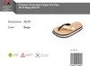 F2 Damen Schuhe Beach Slipper Flip Flops 38/39 Beige Produktbild-Vorschau 2