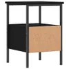 vidaXL Nachttisch Schwarz 34x36x50 cm Holzwerkstoff Produktbild-Vorschau 5