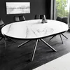 riess-ambiente Esstisch MIKADO 120–160cm weiß ausziehbar – Produktbild-Vorschau 1