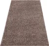 Shaggy Hochflor Teppich Wohnzimmer - 80x150 cm - Braun - Produktbild-Vorschau 7